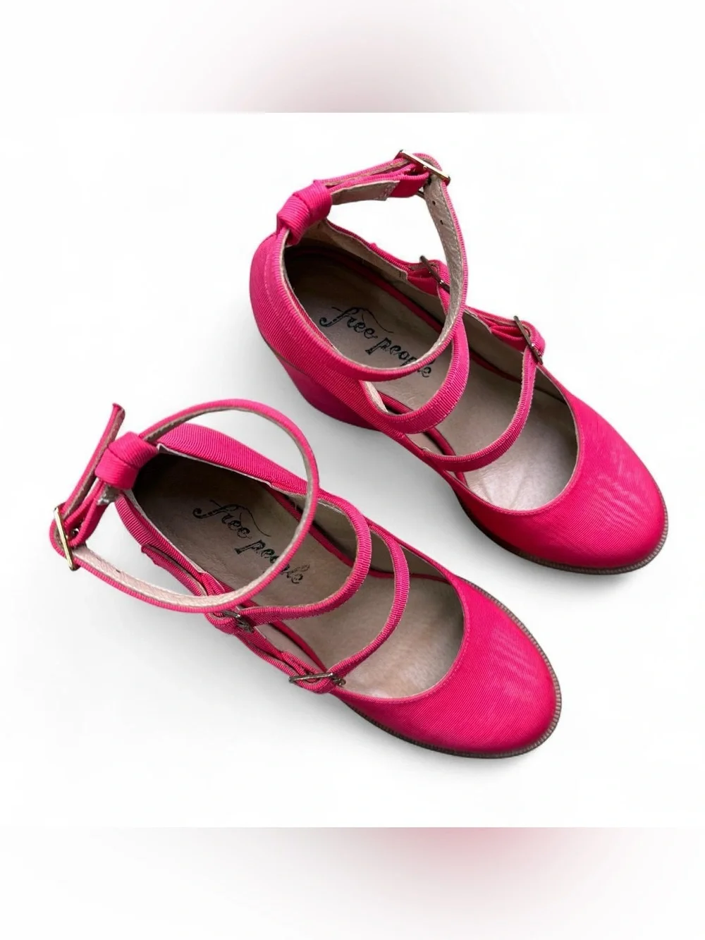 Free People Perfect Pair Platform Mary Jane Heels Size 37 NWOT